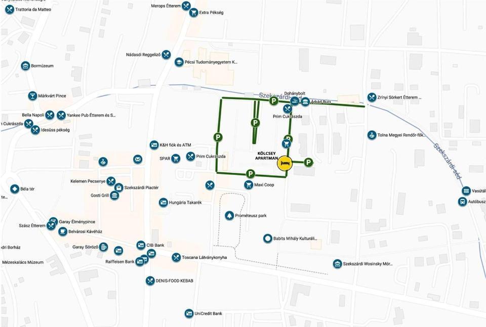SzekszárdKoelcsey Apartman公寓 外观 照片